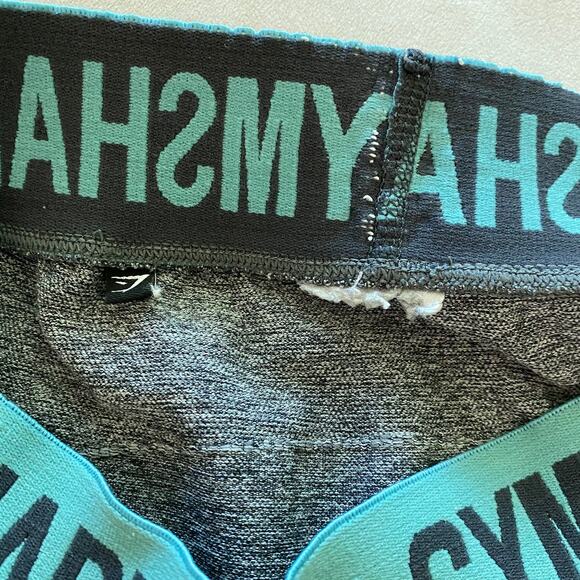 Gymshark Women's Gray and Blue Flex Leggings NO SIZE TAG Size XS EUC - Picture 3 of 6